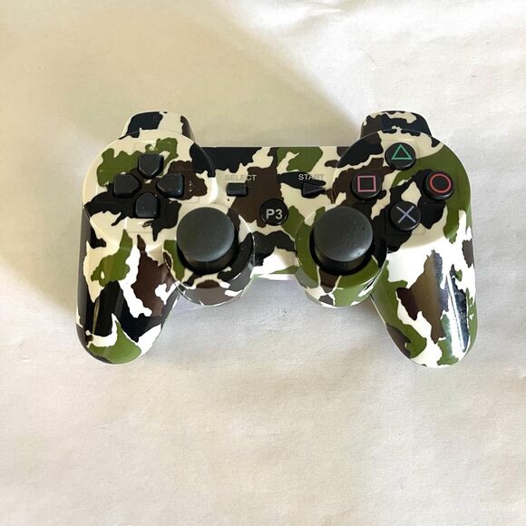 P3 Remote Control  Artic Cammo Cechzc2u Bluetooth Dual Shock III For PS3 - Picture 1 of 6